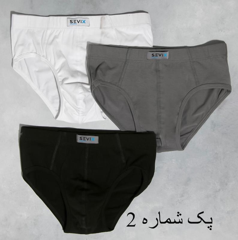 شورت مردانه اسلیپ/پک سه عددی/کد920