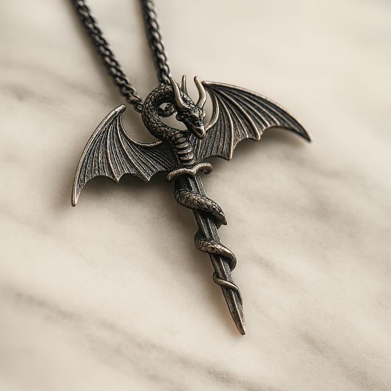 گردنبند اژدها و شمشیر اکسکالیبور