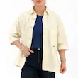 پیرهن کتان 2 رنگ