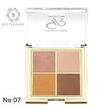 سایه ۴ رنگ Golden Rose کد 0504