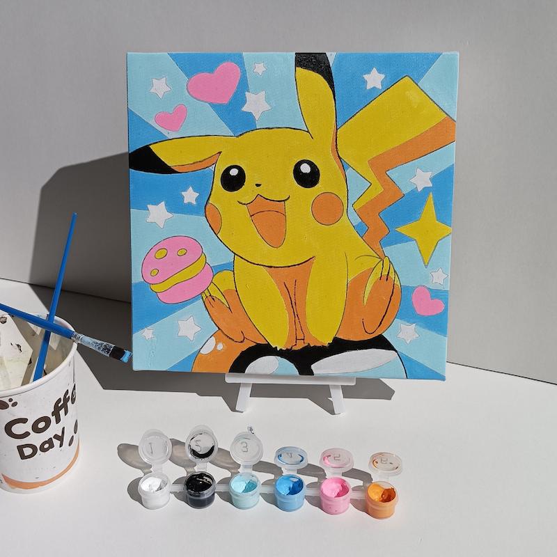 تابلو نقاشی گواش دار 