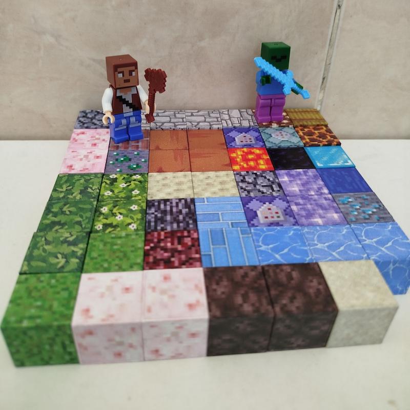 ماکت ماینکرافت سه بعدی مغناطیسی(50قطعه ای) 