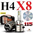 هدلایت خودرو کانپکس مدل   X8 blackپایه H4 