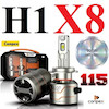 هدلایت خودرو کانپکس مدل X8 blackپایه H1 