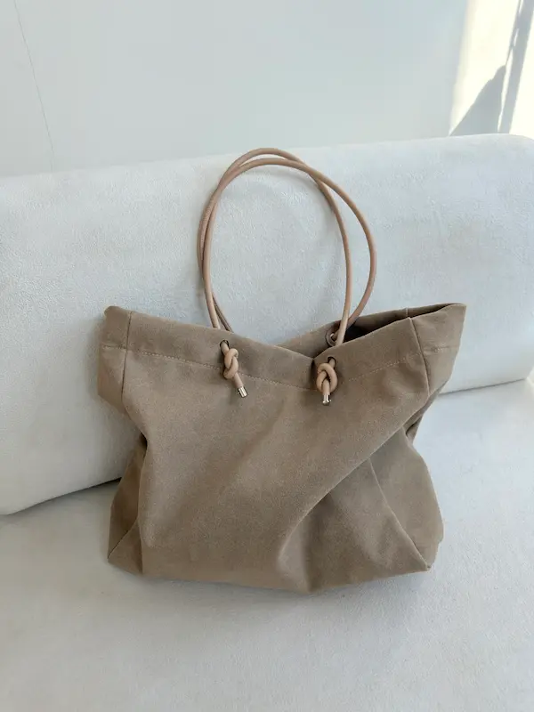 کیف بزرگ جیر طبیعی مهرگل(بیگ بگ)