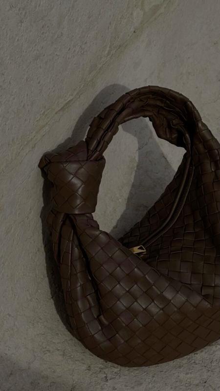 کیف گره مینیمال  طرح حصیری