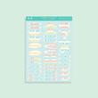 استیکر شیت مایندفول – motivational and mindful sticker sheet for journals