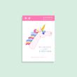استیکر لپ تاپ یونیکورن – Fantasy Unicorn Sticker
