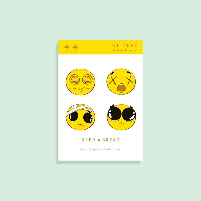 استیکر لپ تاپ ایموجی – Emoji Laptop Stickers