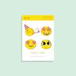 استیکر لپ تاپ ایموجی – Emoji Laptop Stickers
