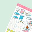 استیکر پلنر استادی لایف – study life planner sticker sheet for students