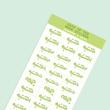 استیکر روزهای هفته، استیکر پلنر Days of the Week sticker sheet, planner organization stickers