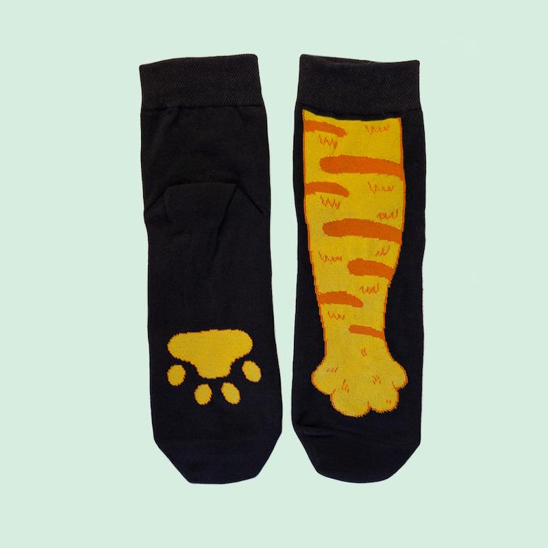 جوراب مدل پا گربه ای