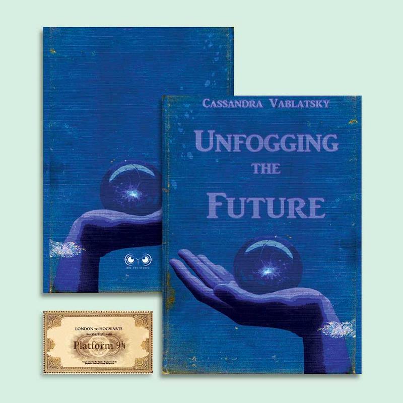 دفتر یادداشت با طرح جلد درس پیشگویی آینده