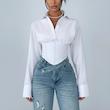 کراپ شومیز Corset