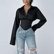 کراپ شومیز Corset