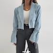 کراپ بلیزر Denim