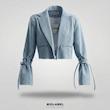 کراپ بلیزر Denim