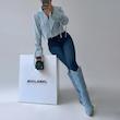 کراپ بلیزر Denim