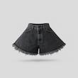 شلوارک جین Skort