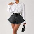 شلوارک جین Skort