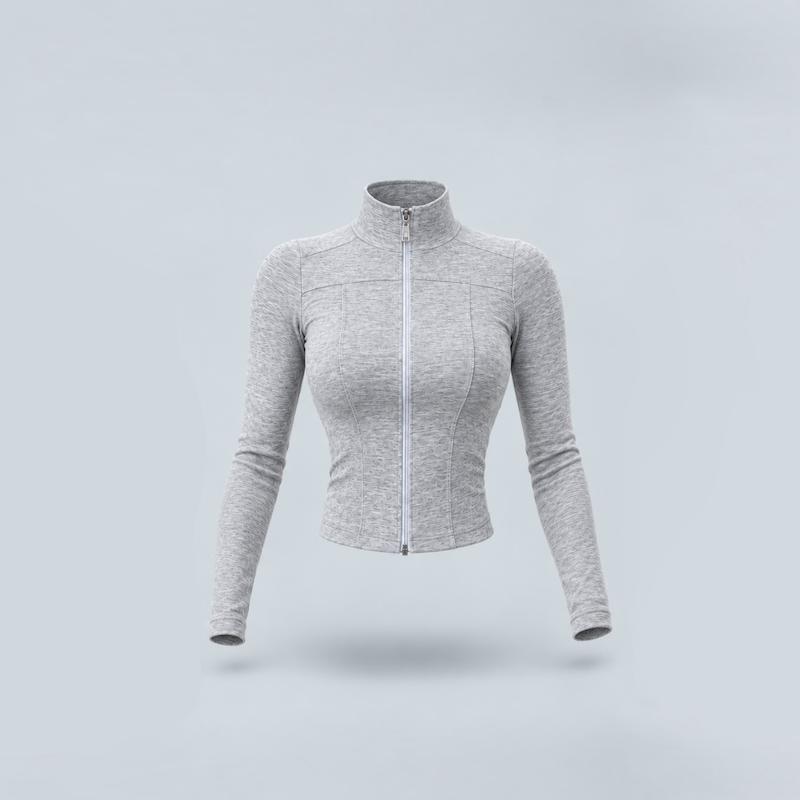 کراپ سویشرت Zipper