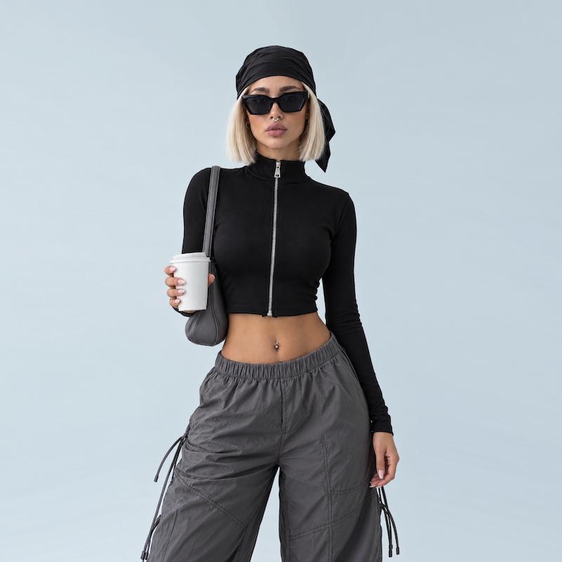 کراپ سویشرت Exzipper