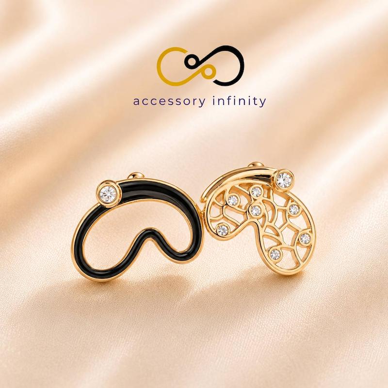 گوشواره فانتزی پروانه‌ای ژوپینگ