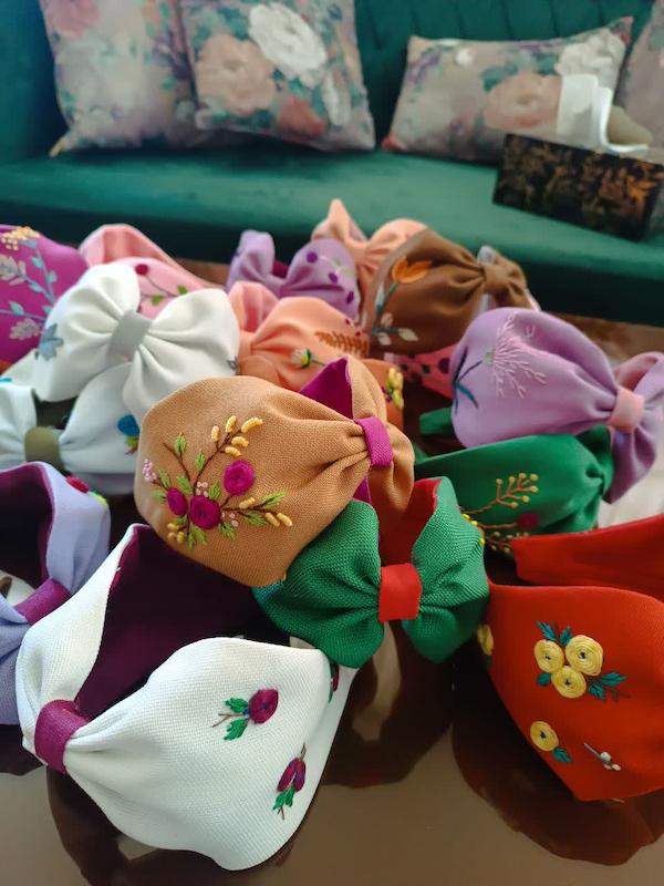 تل گلدوزی زیبا