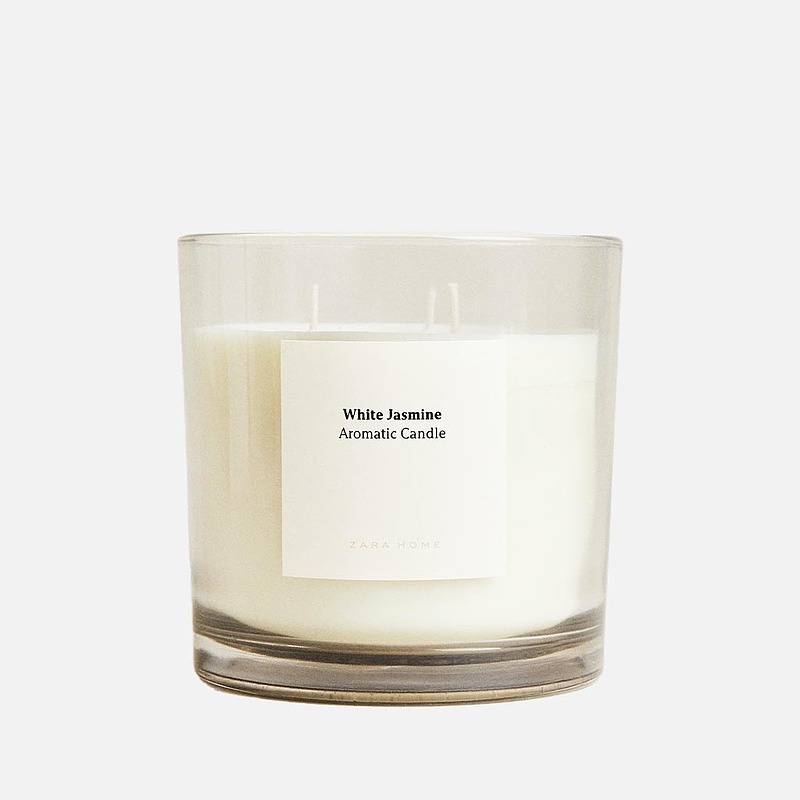 شمع zara home white jasmine