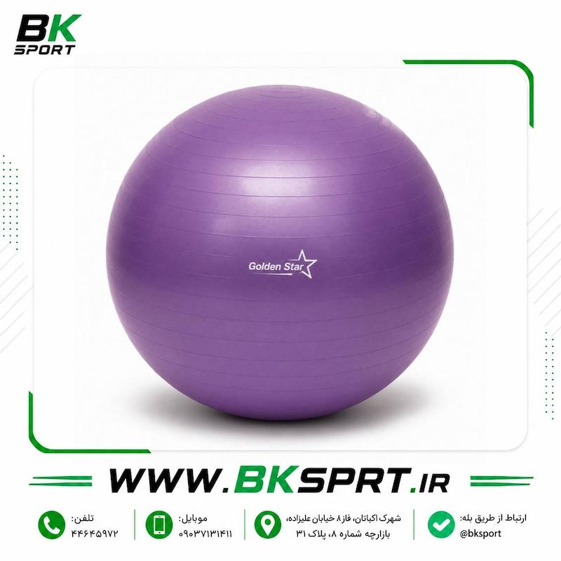 توپ جیم بال سایز 75 سانتی‌متر + پمپ (Gym Ball / Pilates Ball)