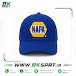 کلاه کپ لبه‌دار طرح NAPA – جنس کتان ۱۰۰٪ پنبه (رنگ آبی کاربنی)