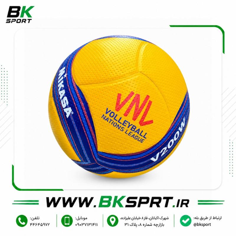توپ والیبال V200W طرح VNL | مناسب تمرین، مدارس و باشگاه