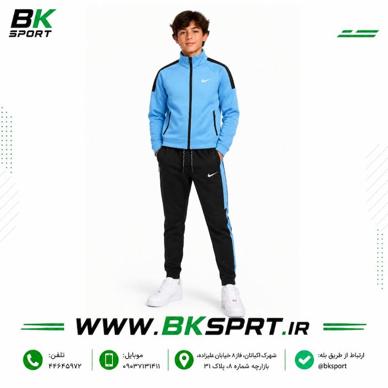 ست گرمکن و شلوار ورزشی بچه‌گانه نایک (پارچه غواصی - یونیسکس)