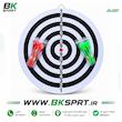 تخته دارت دو طرفه Baili سایز ۱۷ اینچ (به همراه ۶ عدد دارت)