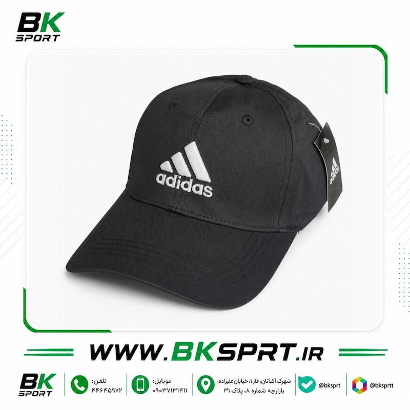 کلاه کپ مشکی آدیداس اورجینال | کلاه ورزشی adidas برای باشگاه و استایل روزمره
