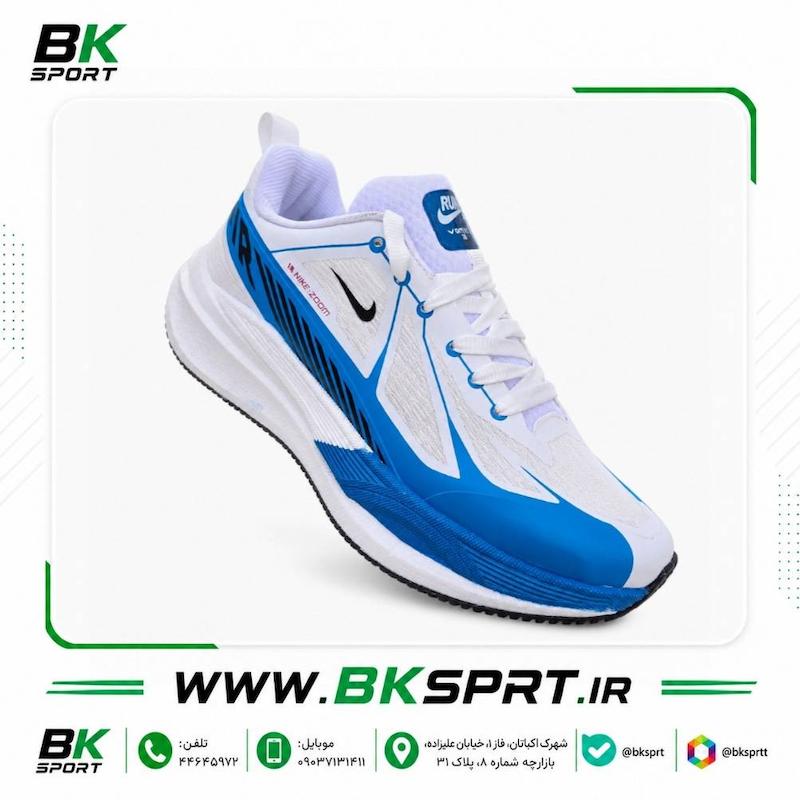 کفش نایکی مدل Nike Zoom (ترکیب سفید و آبی)