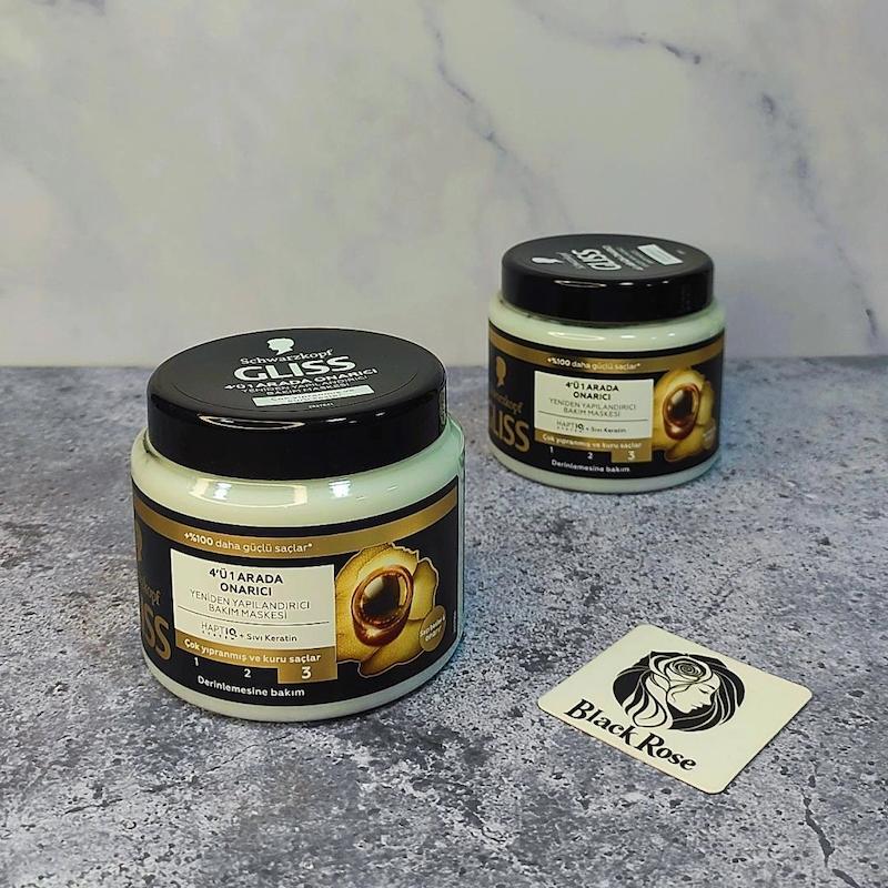 ماسک مو گلیس کاسه ای مشکی