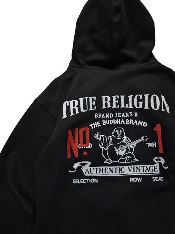 سوییشرت مشکی ترو رلیژن true relligion گلدوزی شده