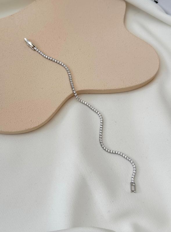 دستبند جواهر تنیسی ظریف