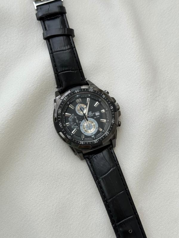 ساعت چرمی مردانه Casio edifice