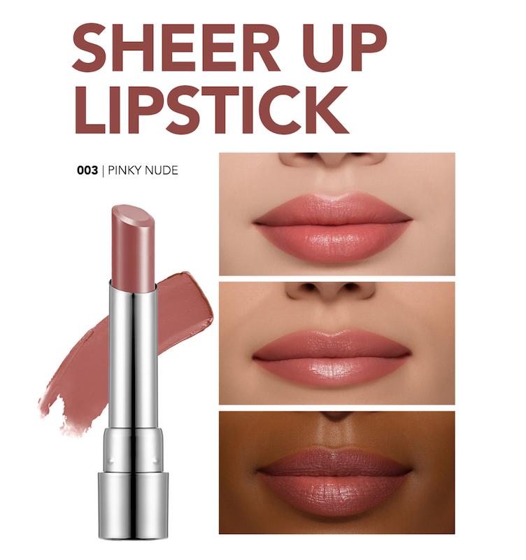 رژلب جامد فلورمار مدل شیرآپ | Sheer Up رنگ 003 - Pink Nude 