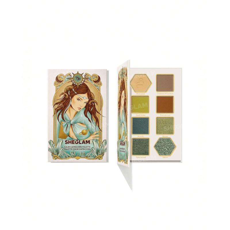 پالت سایه 8 رنگ «دی ماه» مدل  CALM CAPRICORN شیگلم SHEGLAM