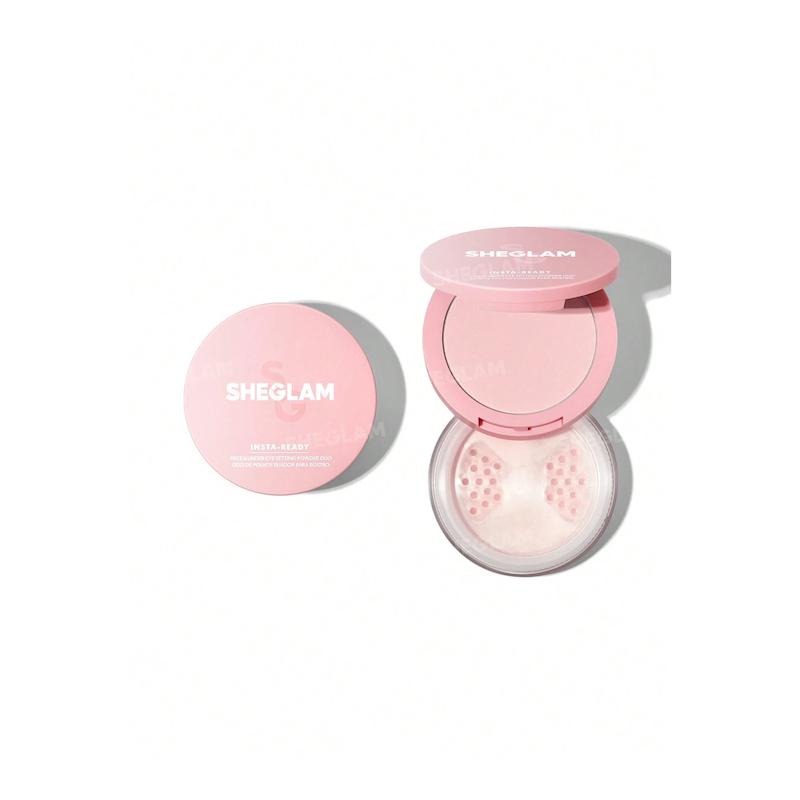 پودر فیکس دومنظوره شیگلم SHEGLAM مدل insta-ready رنگ Bubblegum