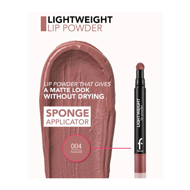 رژ لب پودری پد دار لایت ویت Moisturizing Lip Powder رنگ 004 - Pleasure 