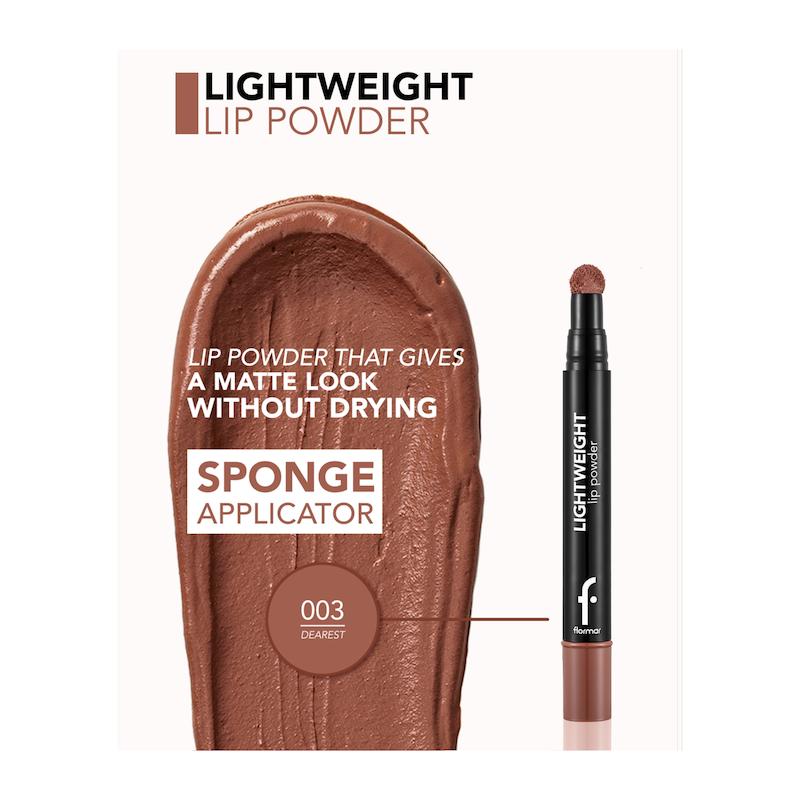 رژ لب پودری پد دار لایت ویت Moisturizing Lip Powder رنگ 003-Dearest 