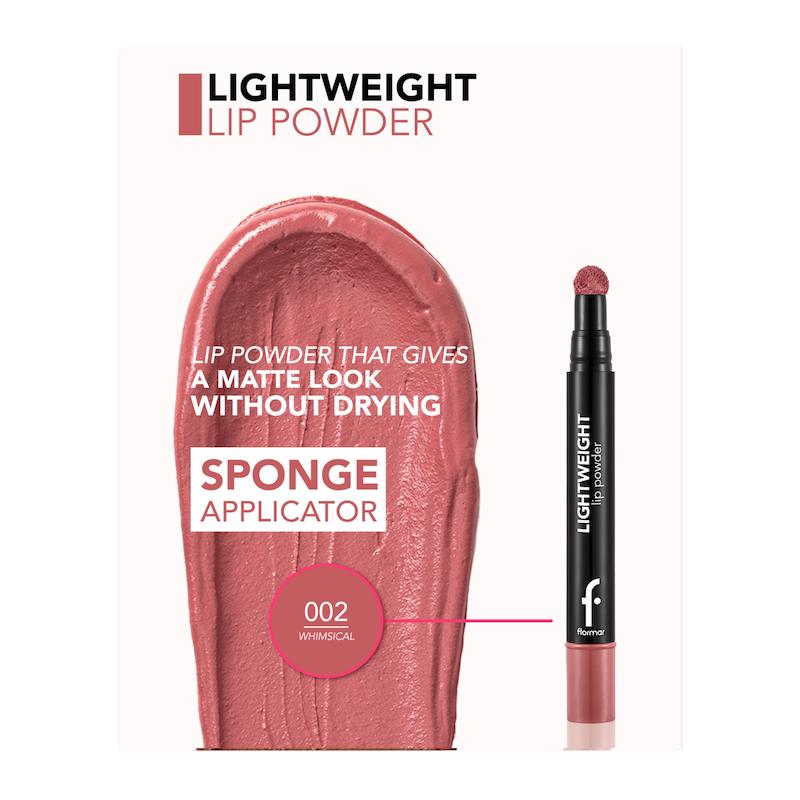 رژ لب پودری پد دار لایت ویت 02Moisturizing Lip Powder