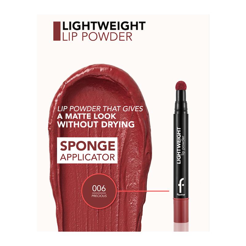 رژ لب پودری پد دار لایت ویت Moisturizing Lip Powder رنگ 06 -Precious 