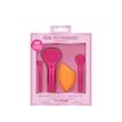 ست براش و اسفنج مینی ریل تکنیکس  – Real Techniques Mini Holidaze Brush + Sponge Set Original ( لیمیتد ادیشن )