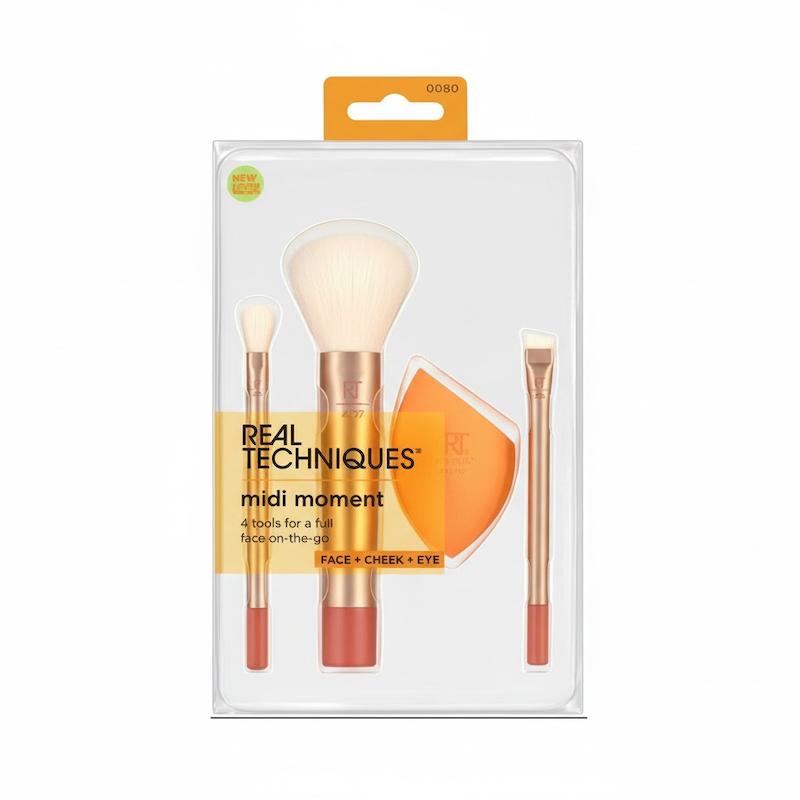 ست آرایشی ۴ عددی مدل Midi Moment  برند ریل تکنیک (Real Techniques)